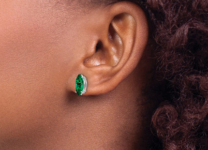 14k White Gold Earrings Style XE105WMS - Classique Jewelry Inc.