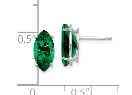 14k White Gold Earrings Style XE105WMS - Classique Jewelry Inc.