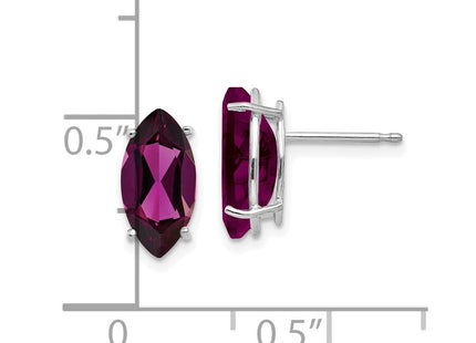 14k White Gold Earrings Style XE105WRG - Classique Jewelry Inc.