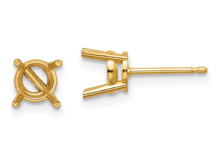 14k Yellow Gold Earrings Style XE107 - Classique Jewelry Inc.