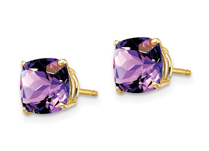 14k Yellow Gold Earrings Style XE108AC - Classique Jewelry Inc.