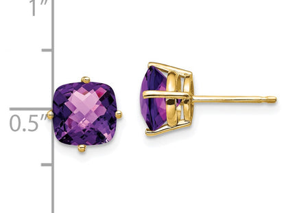 14k Yellow Gold Earrings Style XE108AC - Classique Jewelry Inc.