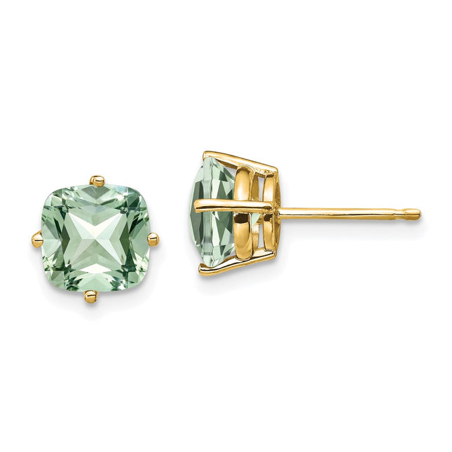 14k Yellow Gold Earrings Style XE108AG - Classique Jewelry Inc.