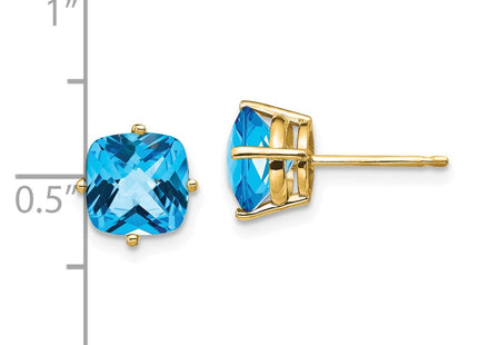 14k Yellow Gold Earrings Style XE108BC - Classique Jewelry Inc.