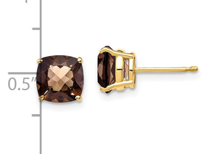 14k Yellow Gold Earrings Style XE108CQ - Classique Jewelry Inc.