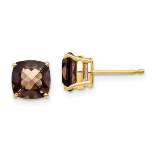 14k Yellow Gold Earrings Style XE108CQ - Classique Jewelry Inc.