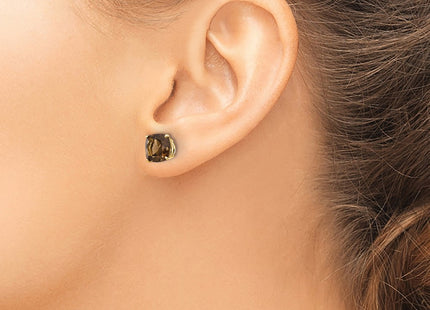 14k Yellow Gold Earrings Style XE108SQ - Classique Jewelry Inc.