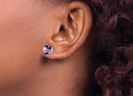 14k White Gold Earrings Style XE108WAC - Classique Jewelry Inc.
