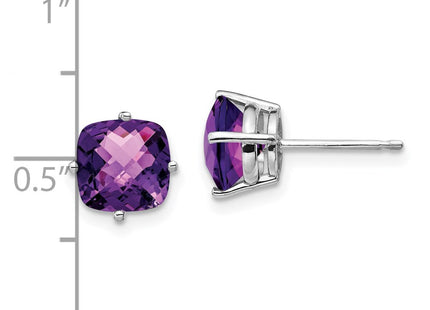 14k White Gold Earrings Style XE108WAC - Classique Jewelry Inc.