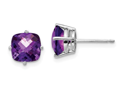 14k White Gold Earrings Style XE108WAC - Classique Jewelry Inc.