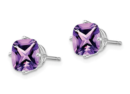 14k White Gold Earrings Style XE108W - Classique Jewelry Inc.