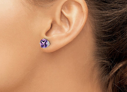 14k White Gold Earrings Style XE108W - Classique Jewelry Inc.