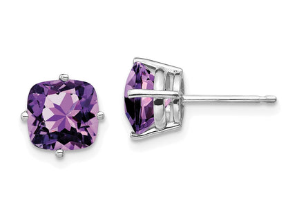 14k White Gold Earrings Style XE108W - Classique Jewelry Inc.