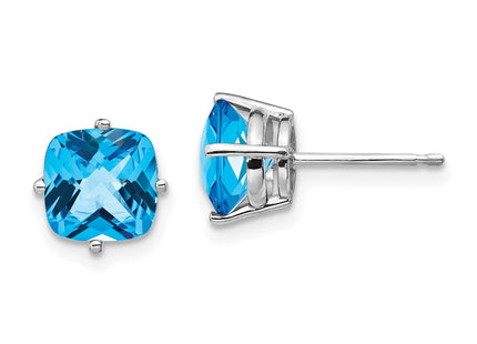 14k White Gold Earrings Style XE108WBC - Classique Jewelry Inc.