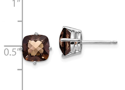 14k White Gold Earrings Style XE108WCQ - Classique Jewelry Inc.