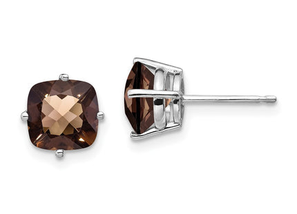 14k White Gold Earrings Style XE108WCQ - Classique Jewelry Inc.