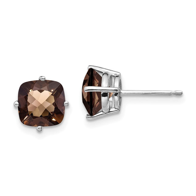 14k White Gold Earrings Style XE108WCQ - Classique Jewelry Inc.