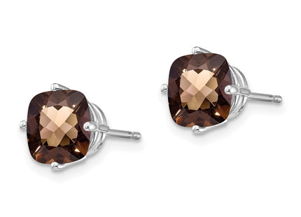 14k White Gold Earrings Style XE108WSQ - Classique Jewelry Inc.
