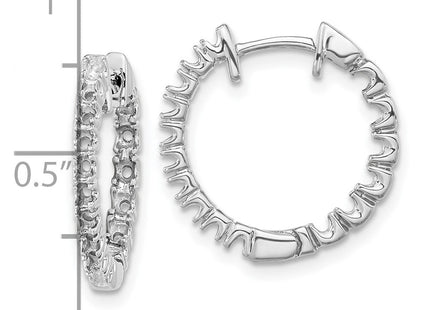 14k White Gold Earrings Style XE1351AA - Classique Jewelry Inc.