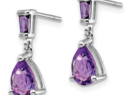 14k White Gold Earrings Style XE1690AM - Classique Jewelry Inc.