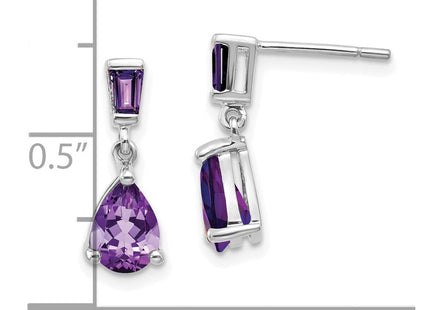 14k White Gold Earrings Style XE1690AM - Classique Jewelry Inc.