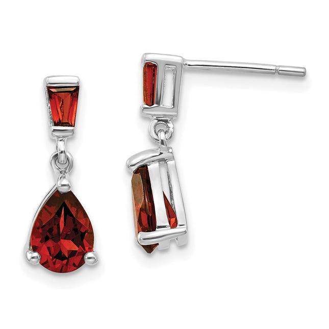 14k White Gold Earrings Style XE1693GA - Classique Jewelry Inc.
