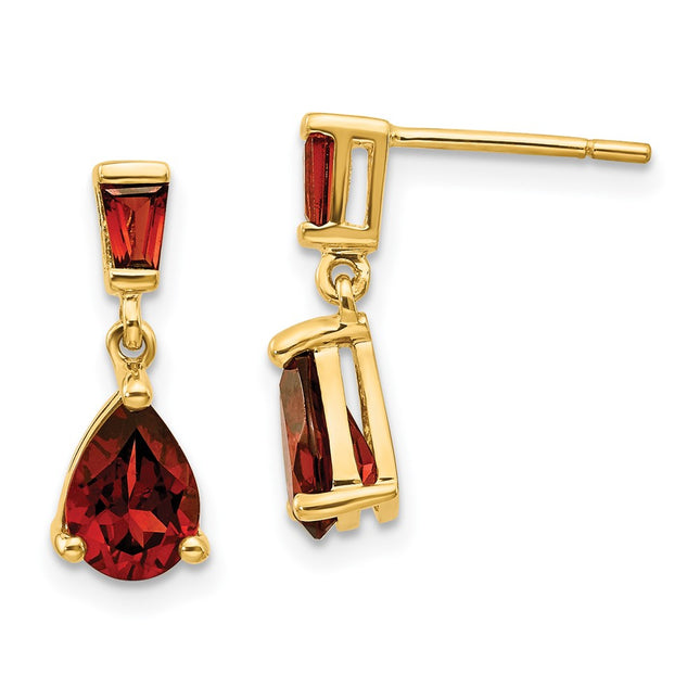 14k Yellow Gold Earrings Style XE1699GA - Classique Jewelry Inc.