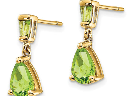 14k Yellow Gold Earrings Style XE1700PE - Classique Jewelry Inc.