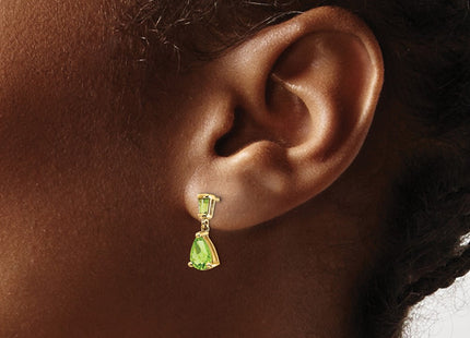 14k Yellow Gold Earrings Style XE1700PE - Classique Jewelry Inc.