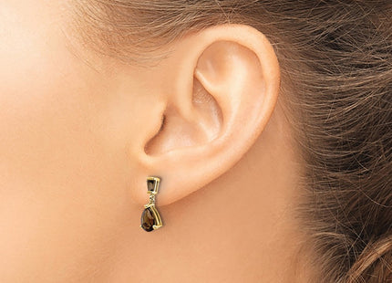 14k Yellow Gold Earrings Style XE1701SQ - Classique Jewelry Inc.