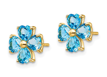 14k Yellow Gold Earrings Style XE1937BT - Classique Jewelry Inc.