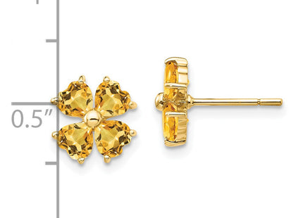14k Yellow Gold Earrings Style XE1938CI - Classique Jewelry Inc.