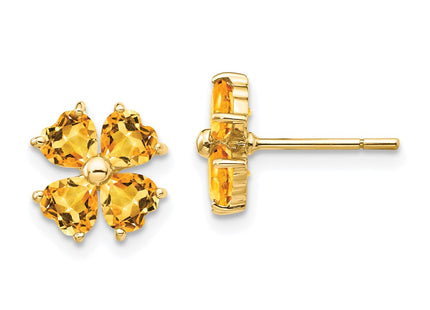 14k Yellow Gold Earrings Style XE1938CI - Classique Jewelry Inc.