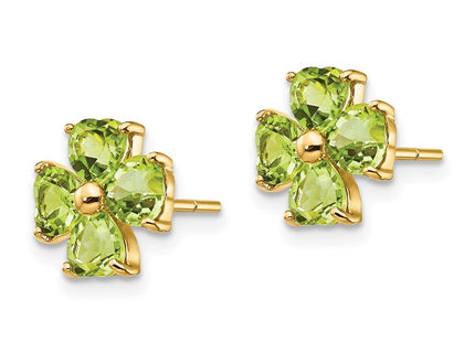 14k Yellow Gold Earrings Style XE1940PE - Classique Jewelry Inc.