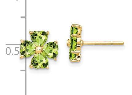 14k Yellow Gold Earrings Style XE1940PE - Classique Jewelry Inc.