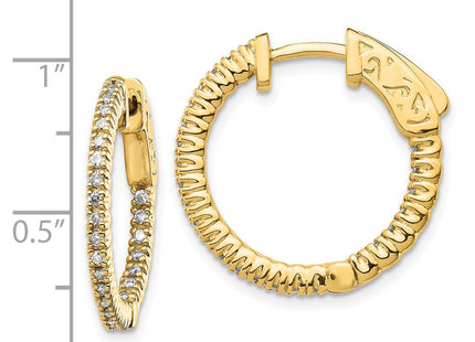 14k Yellow Gold Earrings Style XE1983AA - Classique Jewelry Inc.