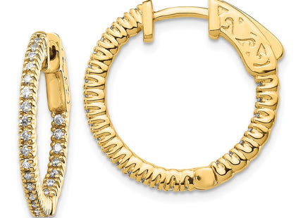 14k Yellow Gold Earrings Style XE1983AA - Classique Jewelry Inc.