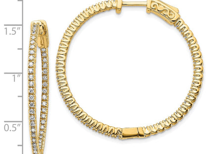 14k Yellow Gold Earrings Style XE1985AA - Classique Jewelry Inc.