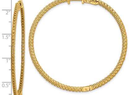 14k Round Hoop w/Safety Clasp Earring Mountings (Style XE1986)