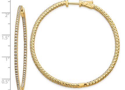 14k Yellow Gold Earrings Style XE1986AA - Classique Jewelry Inc.