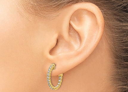 14k Yellow Gold Earrings Style XE1987AA - Classique Jewelry Inc.
