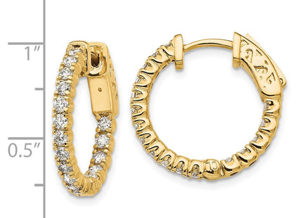 14k Yellow Gold Earrings Style XE1987AA - Classique Jewelry Inc.