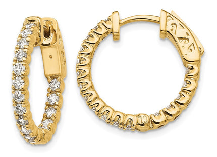 14k Yellow Gold Earrings Style XE1987AA - Classique Jewelry Inc.