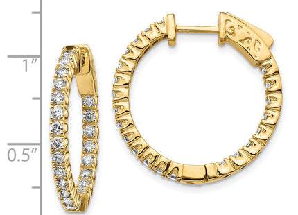 14k Yellow Gold Earrings Style XE1988AA - Classique Jewelry Inc.