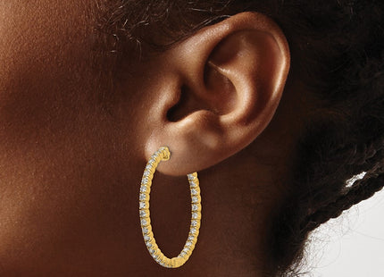 14k Yellow Gold Earrings Style XE1989AA - Classique Jewelry Inc.
