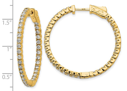 14k Yellow Gold Earrings Style XE1989AA - Classique Jewelry Inc.