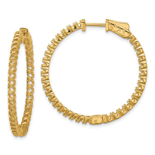 14k Round Hoop w/Safety Clasp Earring Mountings (Style XE1989)
