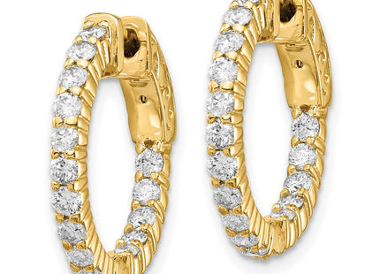 14k Yellow Gold Earrings Style XE1990AA - Classique Jewelry Inc.