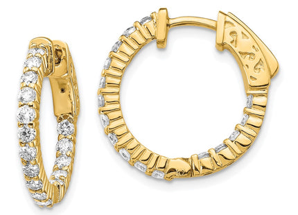 14k Yellow Gold Earrings Style XE1990AA - Classique Jewelry Inc.