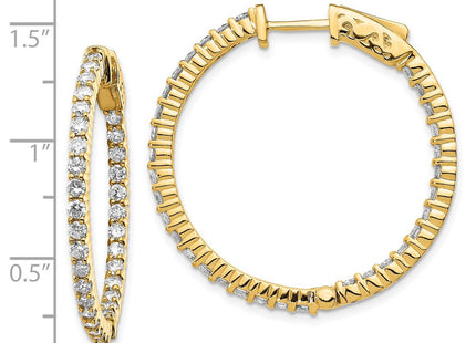 14k Yellow Gold Earrings Style XE1991AA - Classique Jewelry Inc.